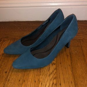 Rockport Blue Suede Shoes